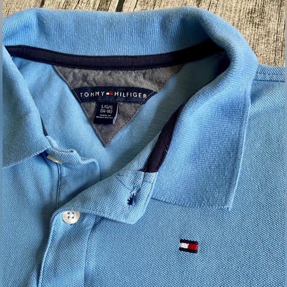 Tommy Hilfiger Kids Polo Shirt - L (14/16) - Picture 4 of 7